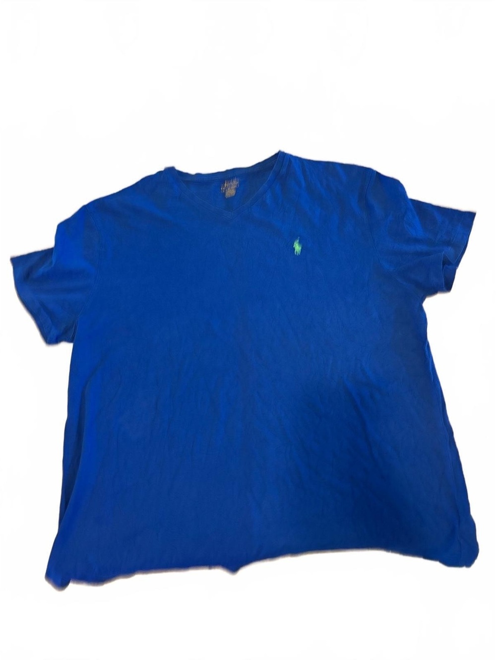 Polo Ralph Lauren Blue V-Neck Tee XL Classic Fit